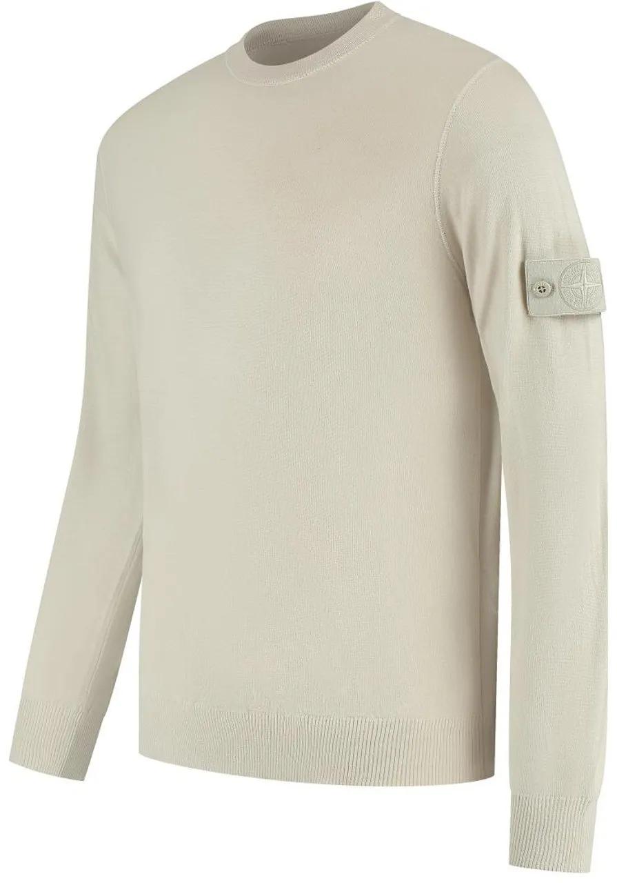 Thumbnail - Stone Island - Crew Neck - Größe XL - beige