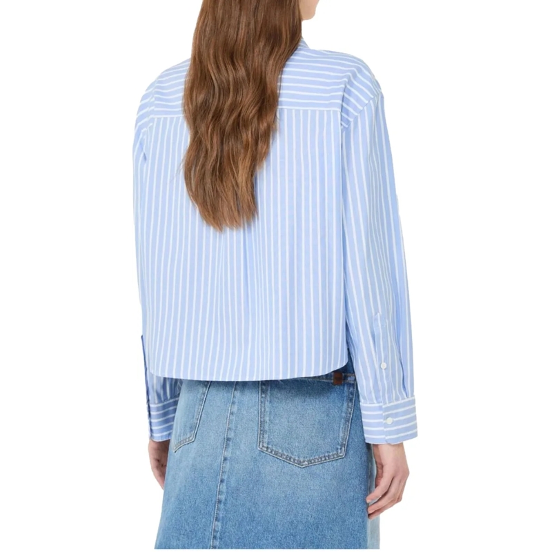 Max Mara Bluse Max Mara Weekend Wkdcartone Blouses Lichtblauw 261 blau(Image 3)