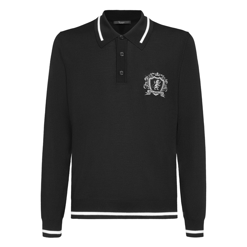 BILLIONAIRE Top Pullover Lion schwarz