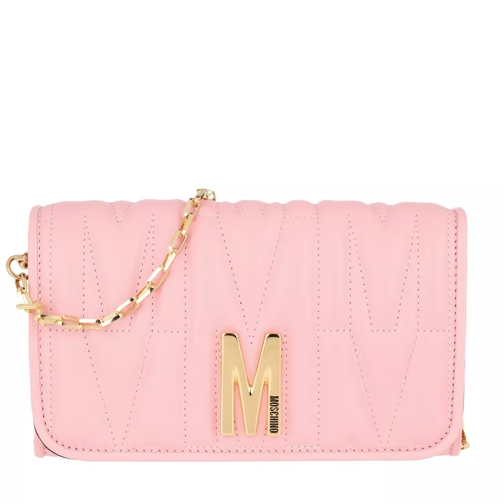 Moschino Chain Wallet Pink Wallet On A Chain