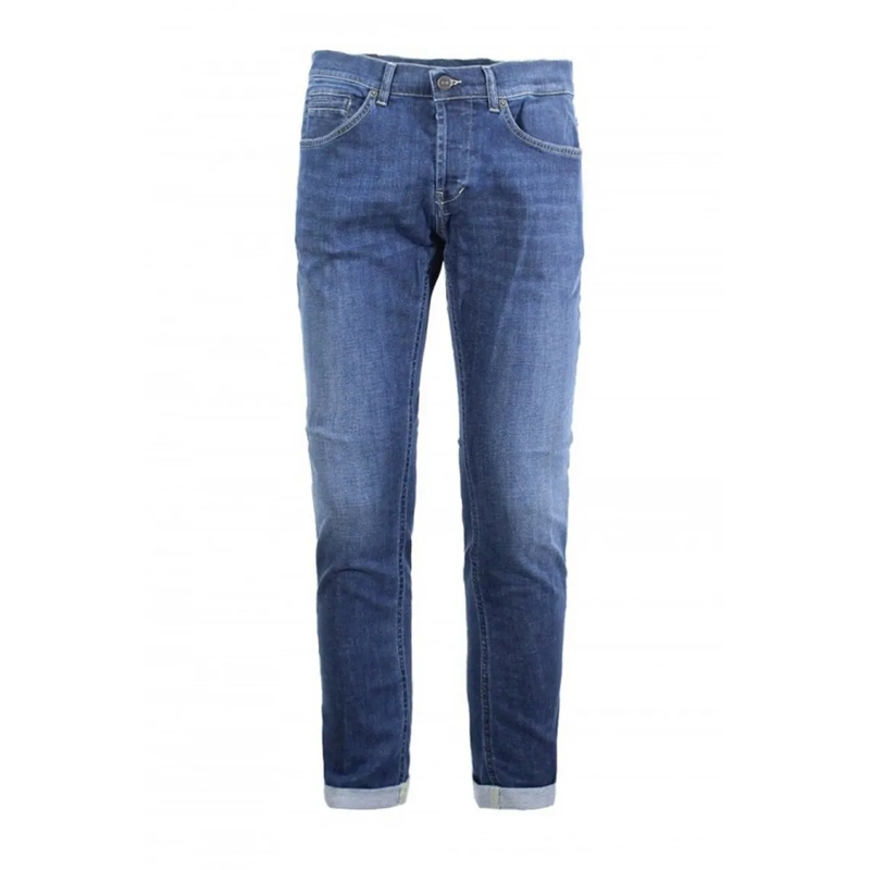 Dondup Jeans Slim Fit Five-Pocket Denim Jeans Blue