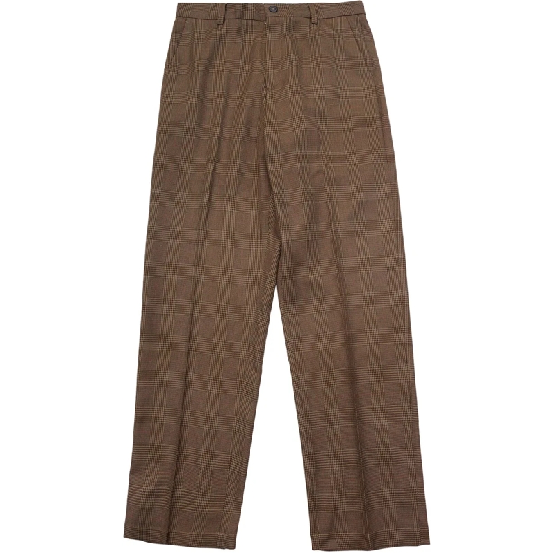 Les Deux  Pantalone Sartoriale Randall Houndstooth Marrone braun