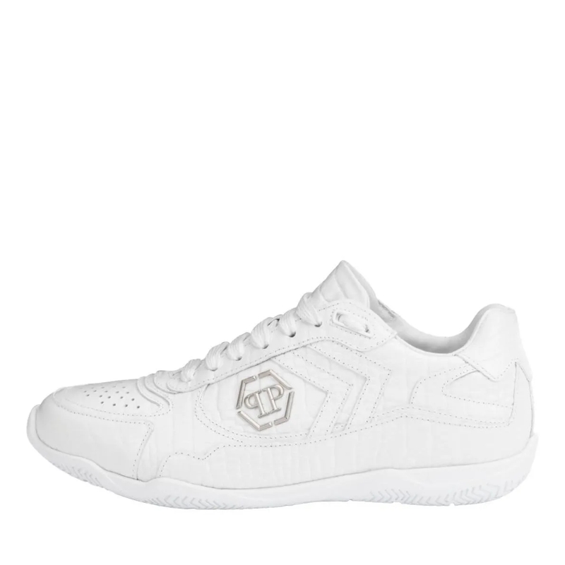 Philipp Plein Low-Top-Sneaker Elegante Einzigartigkeit für Ihre Freizeit mit die weiss