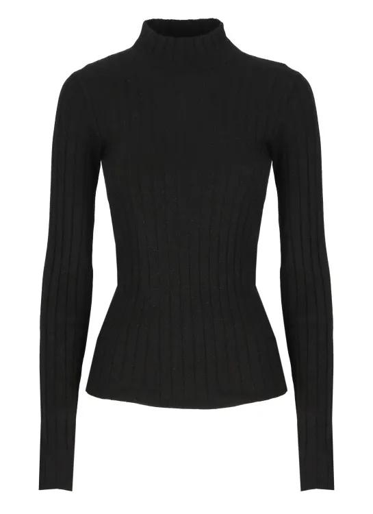 Brunello Cucinelli - Black Cashmere Blend Sweater - Größe M - schwarz