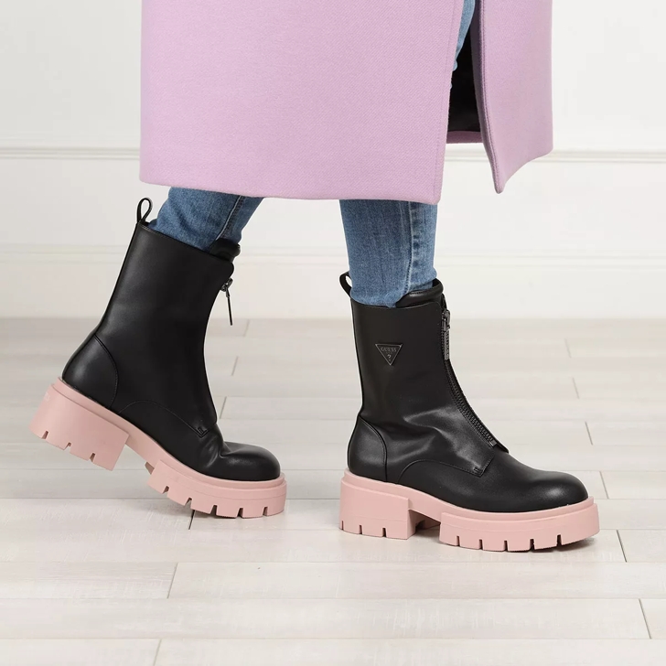 Pink and black clearance boots