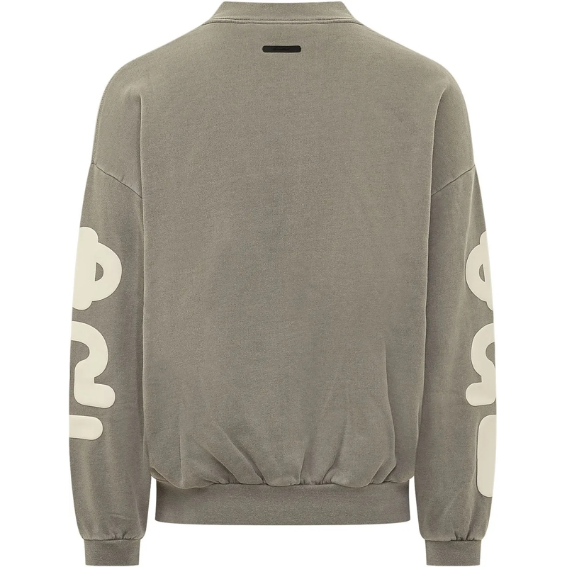 FEAR OF GOD  Felpa Girocollo con Tasca a Marsupio taupe(Image 2)