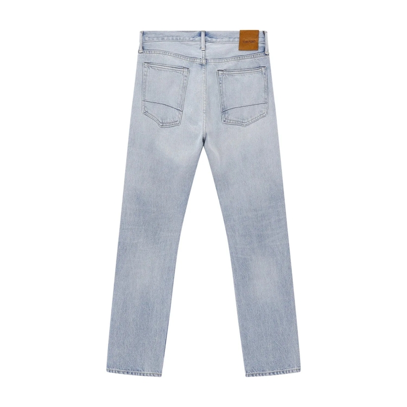 Tom Ford Jeans Straight-Fit Jeans blau(Image 6)