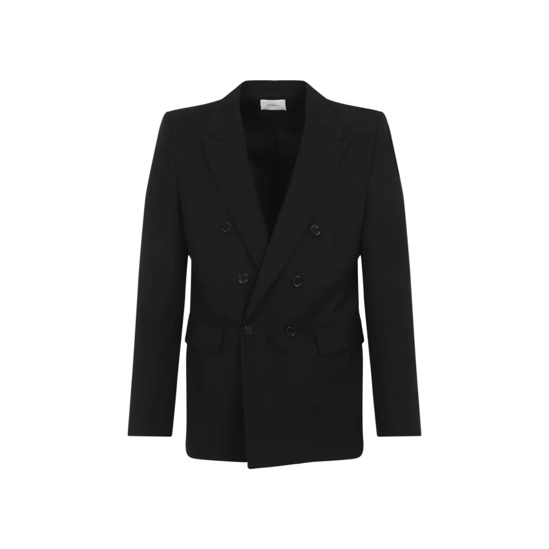 Saint Laurent - Black Wool Blazer - Größe 52 - schwarz