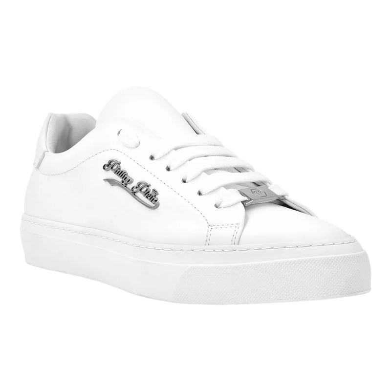 Philipp Plein Low-Top-Sneaker Sneaker Signature weiss