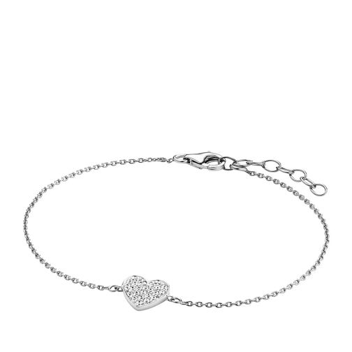 BELORO Bracelet Heart Zirconia Silver Armband