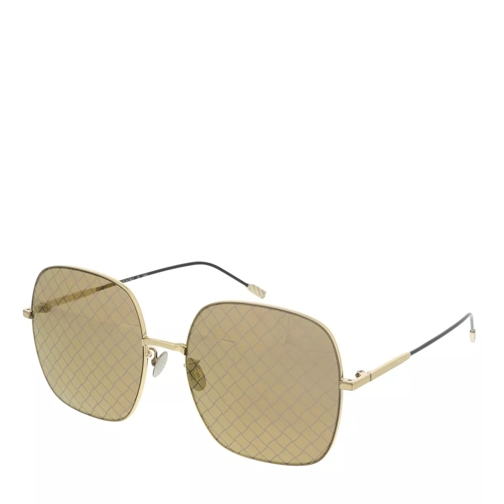 Bottega Veneta BV0202S-003 58 Sunglass WOMAN METAL GOLD Sunglasses