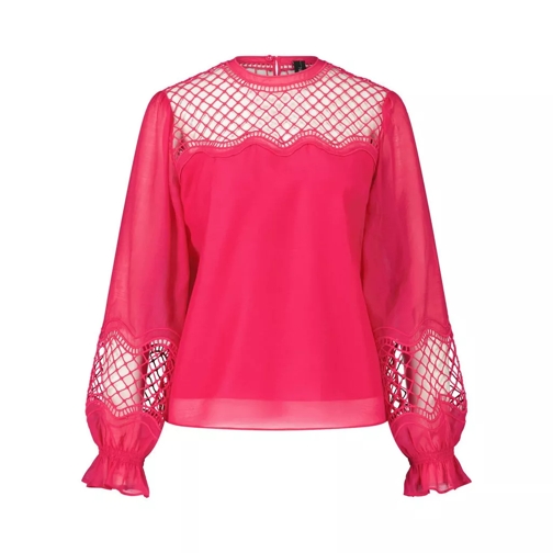 Marc Cain Blusenshirt mit Netz-Einsätzen 48104637006170 Pink 