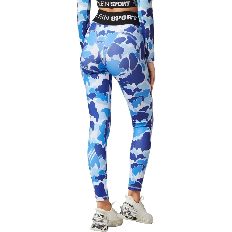 Plein Sport Leggings Leggings Camouflage hell-blau(Image 2)