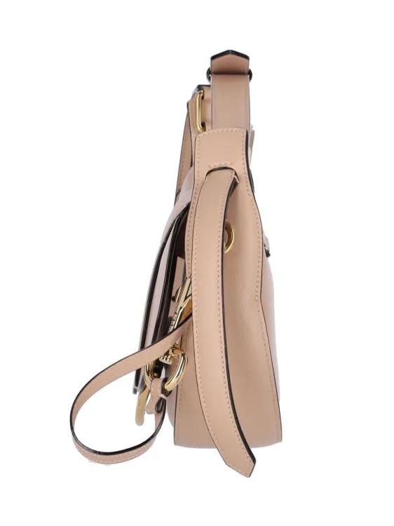 Chloé Hobo bags Small "Ride" Crossbody Bag – Beige in beige