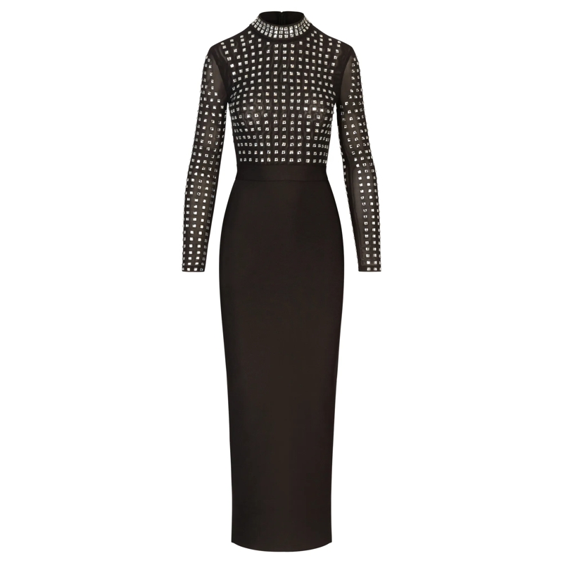 Kraimod Abendkleid Bandagekleid schwarz