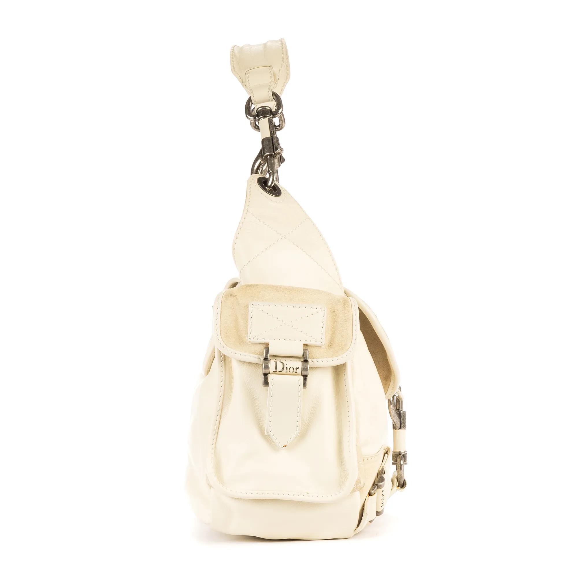 Thumbnail - Christian Dior Crossbody Bags - Rebelle Top Handle - Gr. unisize - in Weiß - für Damen