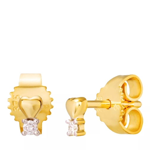 BELORO Stud Earrings 375 Yellow Gold Stud