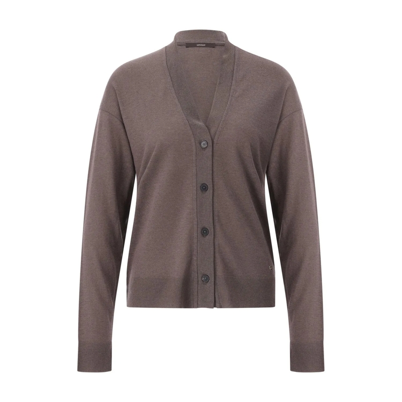 windsor. Strickjacke Leichte Strickjacke Braun