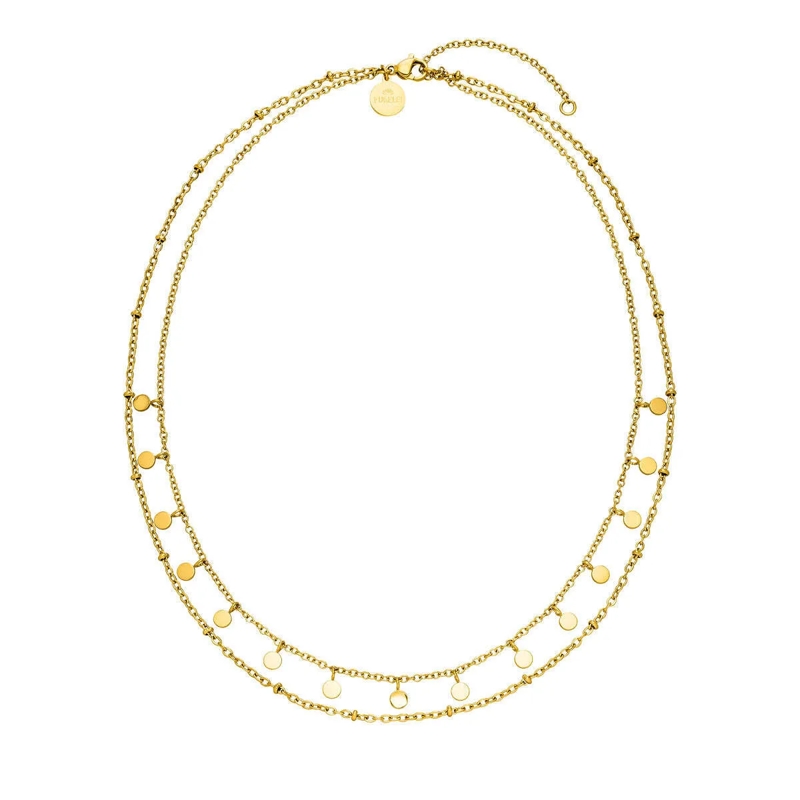 Purelei Mittellange Halskette Kette Plain gold
