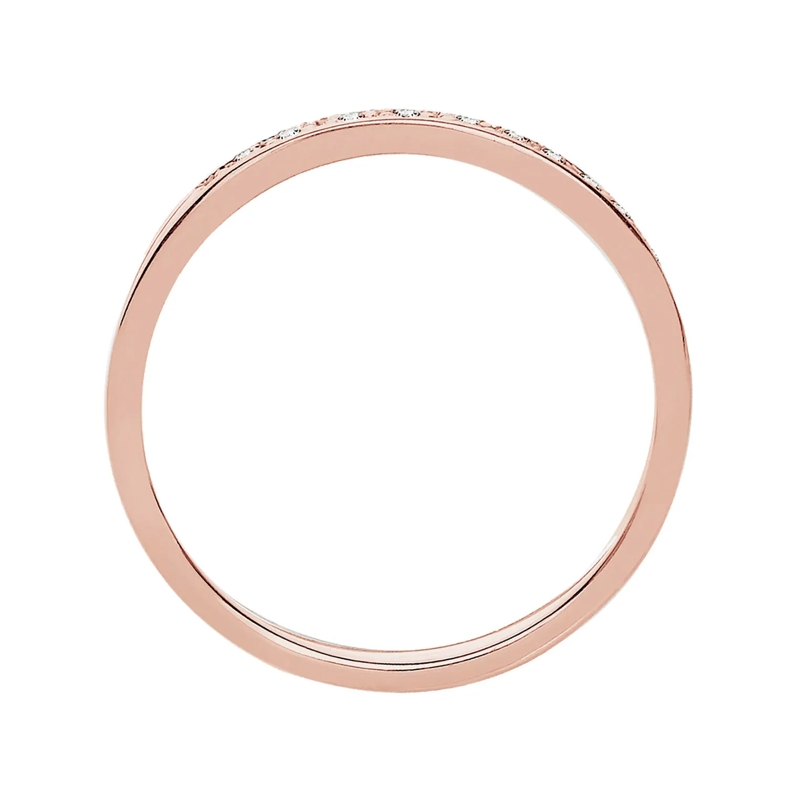 Elli Ring Ring Aufsteckring Funkelnd Diamant (0.04 ct) 925 S weiss(Image 3)