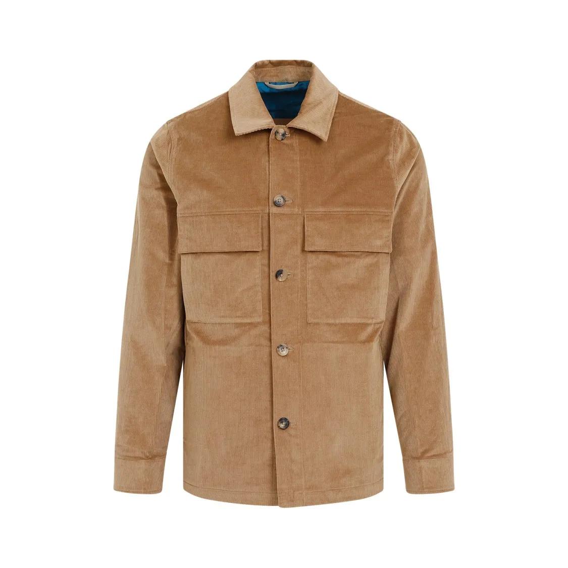 Paul Smith - Medium Beige Cotton Shirt Jacket - Größe L - braun