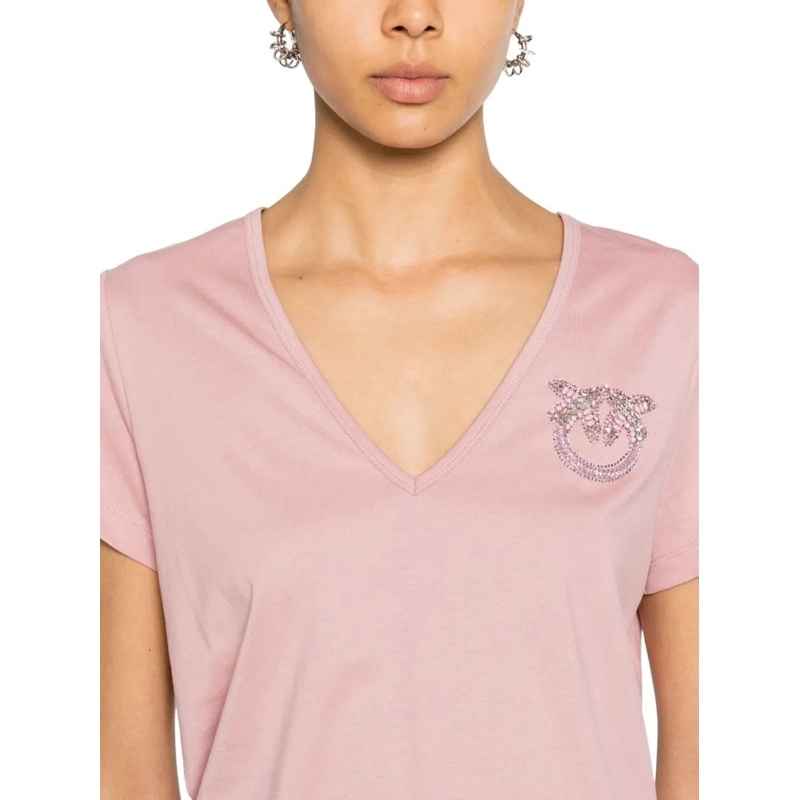 Pinko T-Shirt T-Shirts And Polos Rosa Zefiro rose (Image 4)