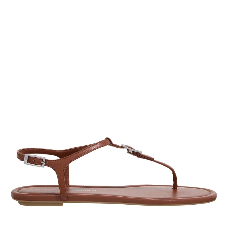 Stuart Weitzman Sandalen Georgie T-Strap Bridle Brown