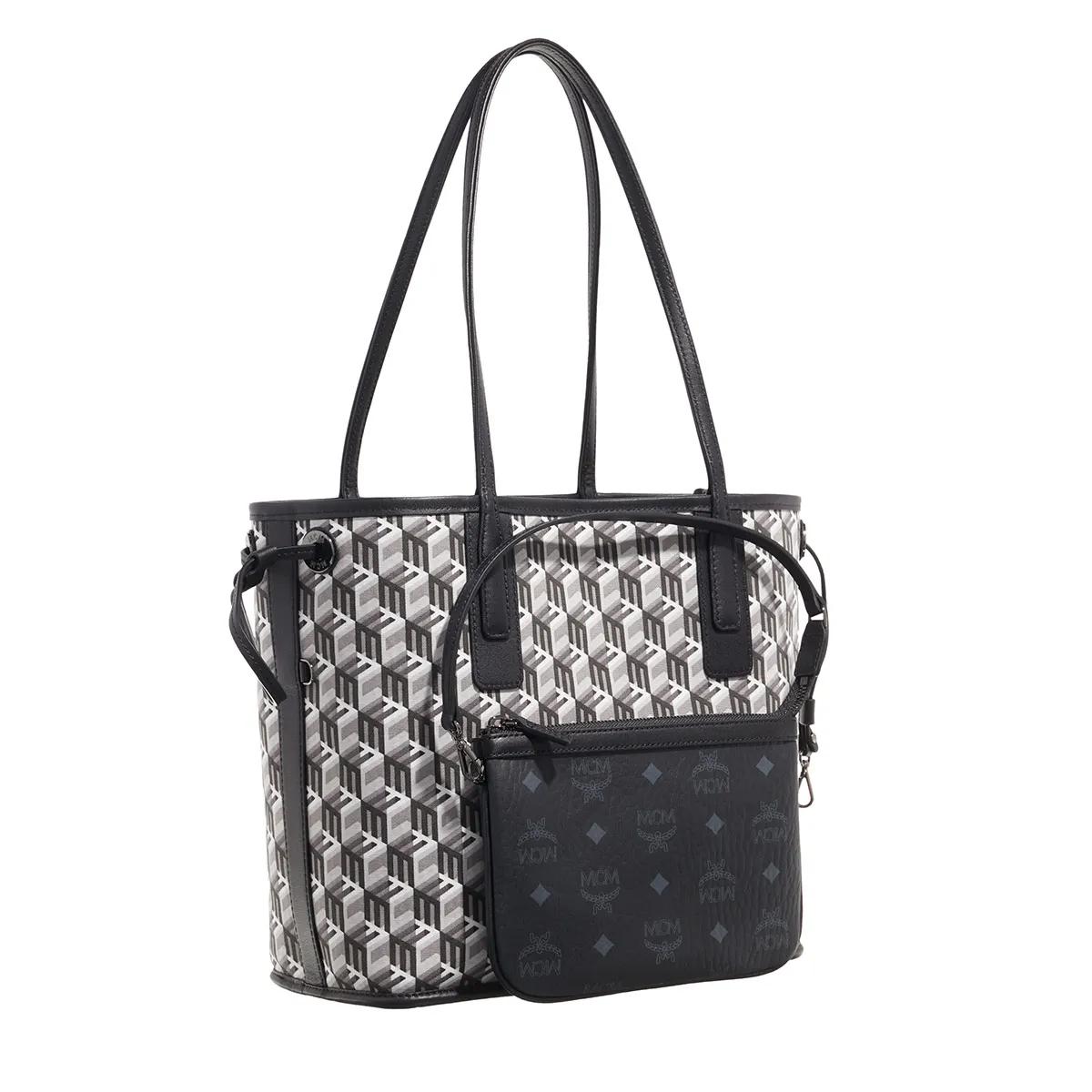 MCM Shoppers Liz Vi Shopper Sml Bk in zwart