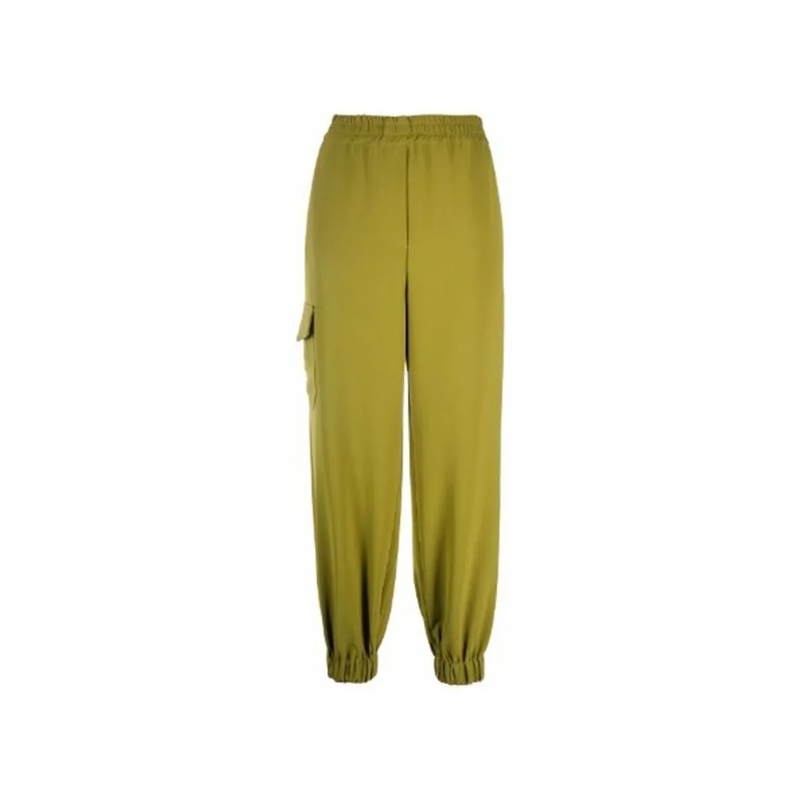 Blanca Vita Jogginghose Pistachio Green Relaxed Fit Track Pants Brown