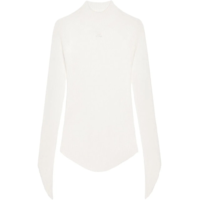 Courrèges T-Shirt Top White weiß