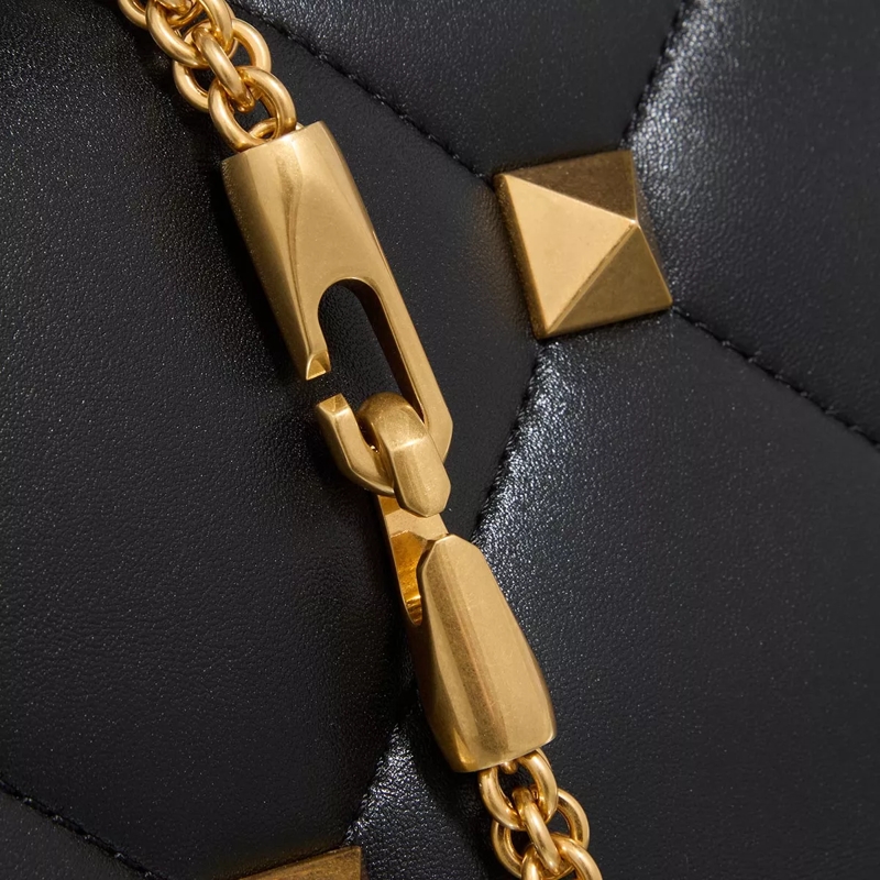 Valentino Garavani Crossbody Bag Roman Stud Quilted Crossbody Bag Nero(Image 6)