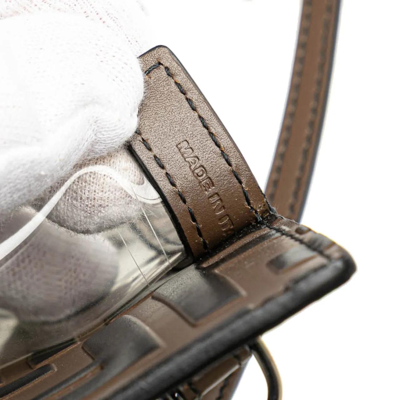 Thumbnail - Fendi Hobo Bags - 2010-2024 Zucca Embossed Leather Phone Holder Satc - Gr. unisize - in Braun - für Damen