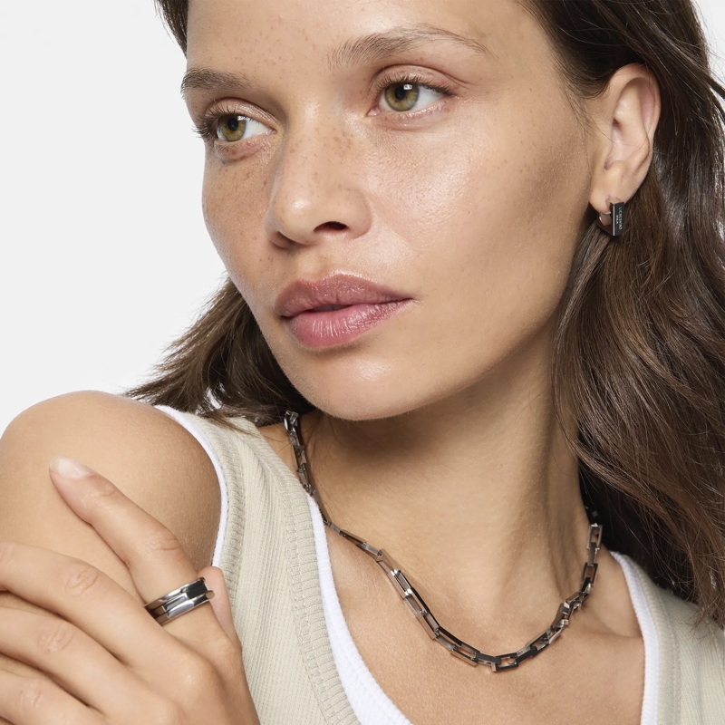 Liebeskind Berlin Ring Edelstahl Urban Chic silber(Image 8)