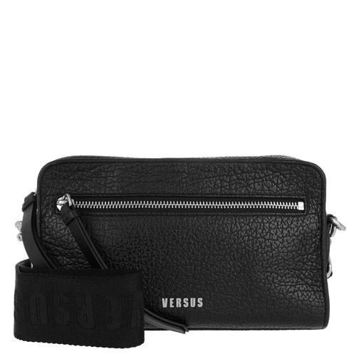 Versus Versace Crossbody Top Zip Black+Black+Black---Nickel Crossbody Bag
