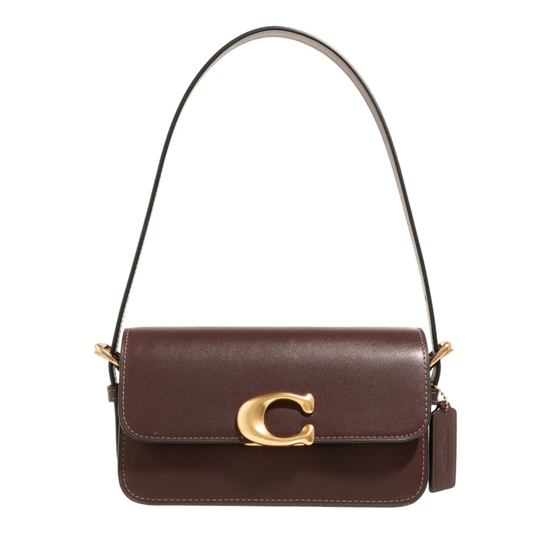 Coach Crossbody Bag Refined Calf Leather Zoe Shoulder Bag Maple