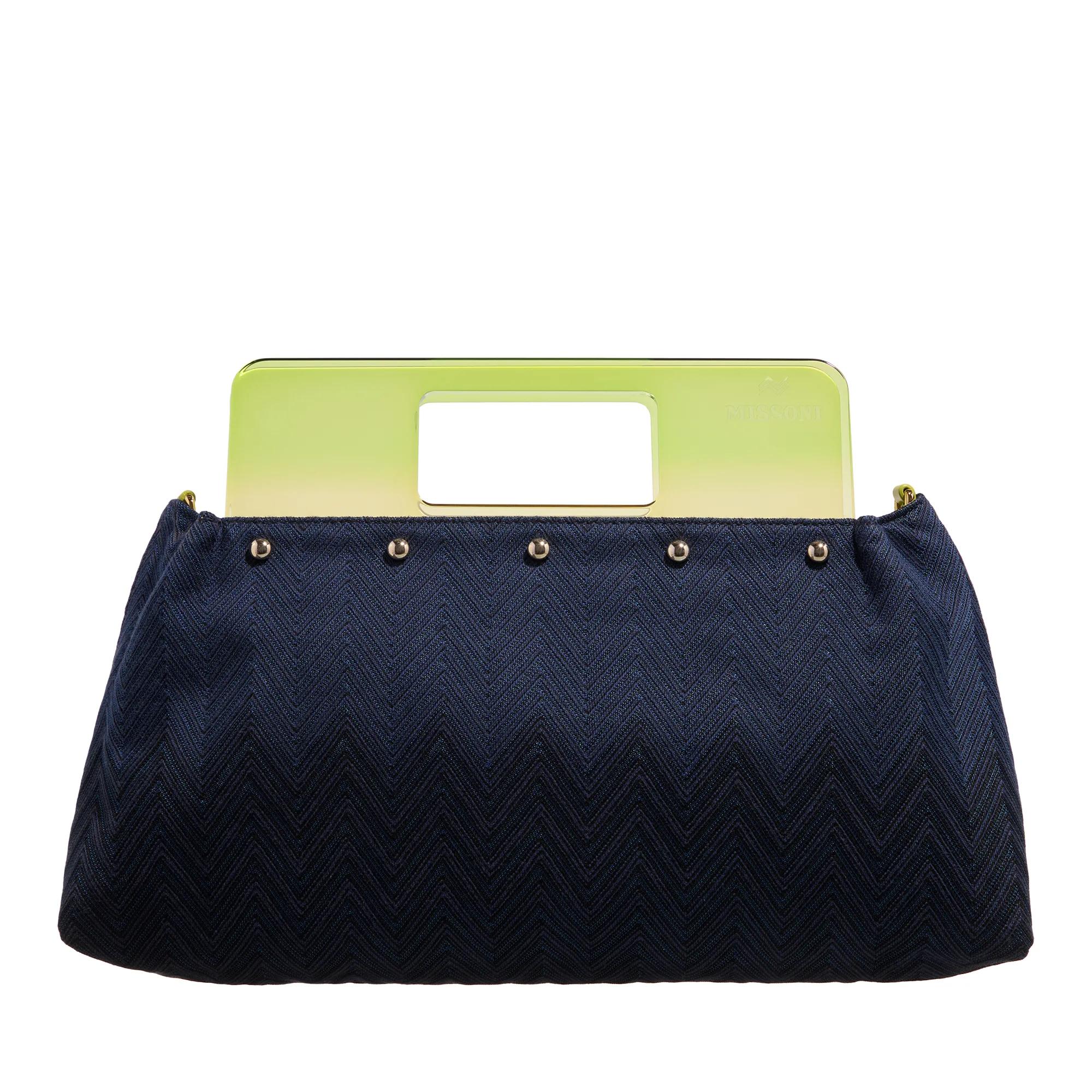 Missoni Pochettes - MI10012I Plexi Pouch - Gr. unisize - in Blau - für Damen