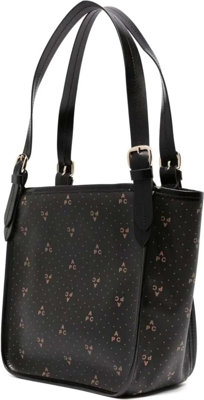 A.P.C. Cabas Poppy Small Tote Bag Black | Tote