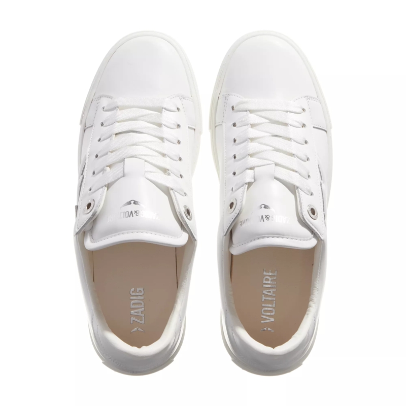 Zadig & Voltaire Low-Top-Sneaker La Flash Chunky Smooth Calfskin Blanc (Image 4)