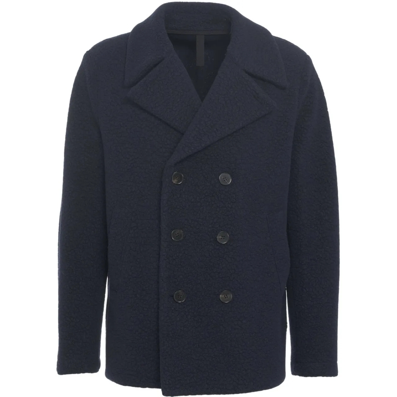 Harris Wharf Daunenjacke Boucle peacoat blau