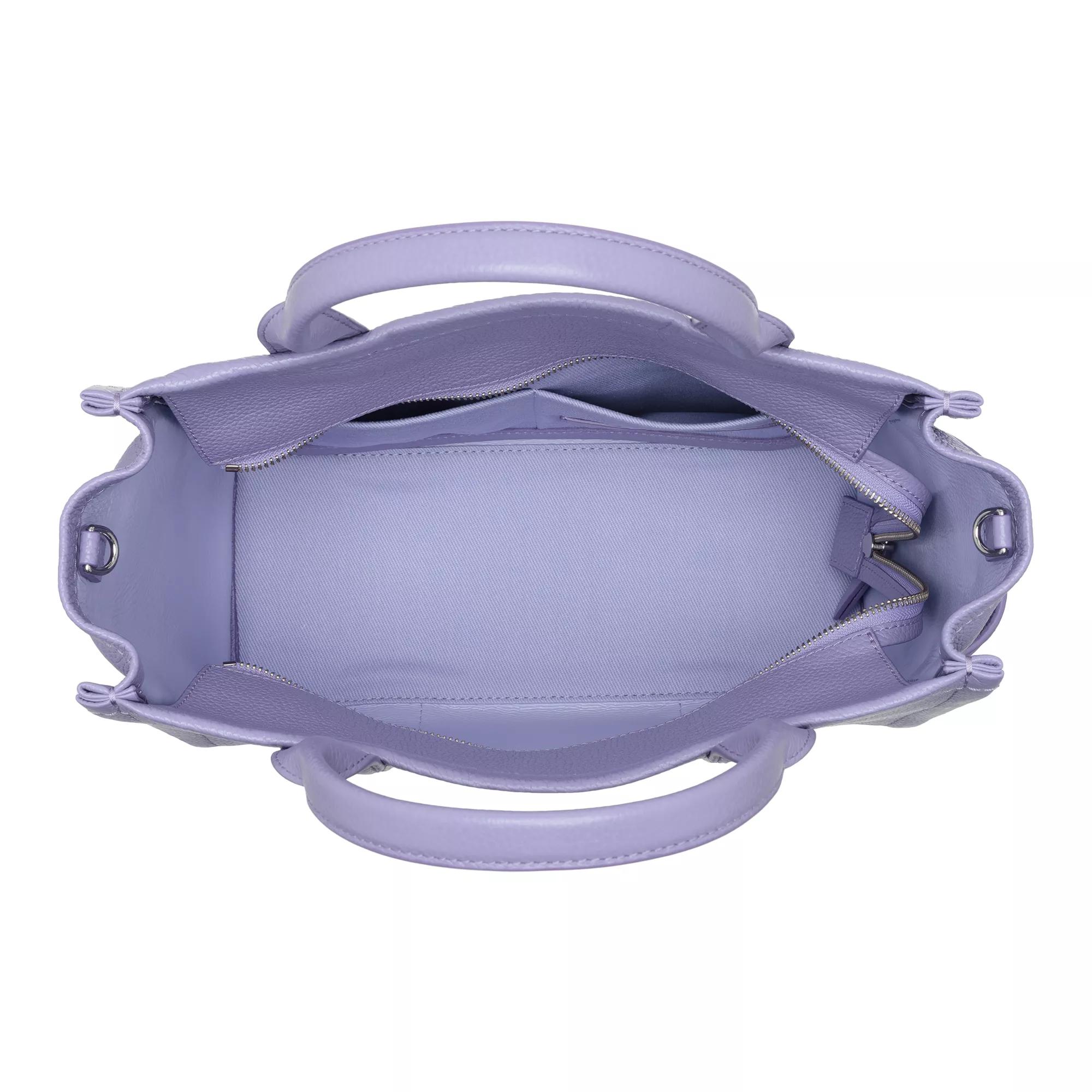 marc jacobs purple leather tote bag