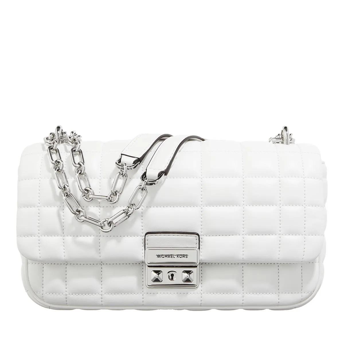 Tribeca Long Conv Chain Shoulder Optic White Crossbody Bag