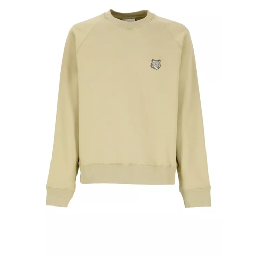 Maison Kitsune Fox Head Sweatshirt Green 