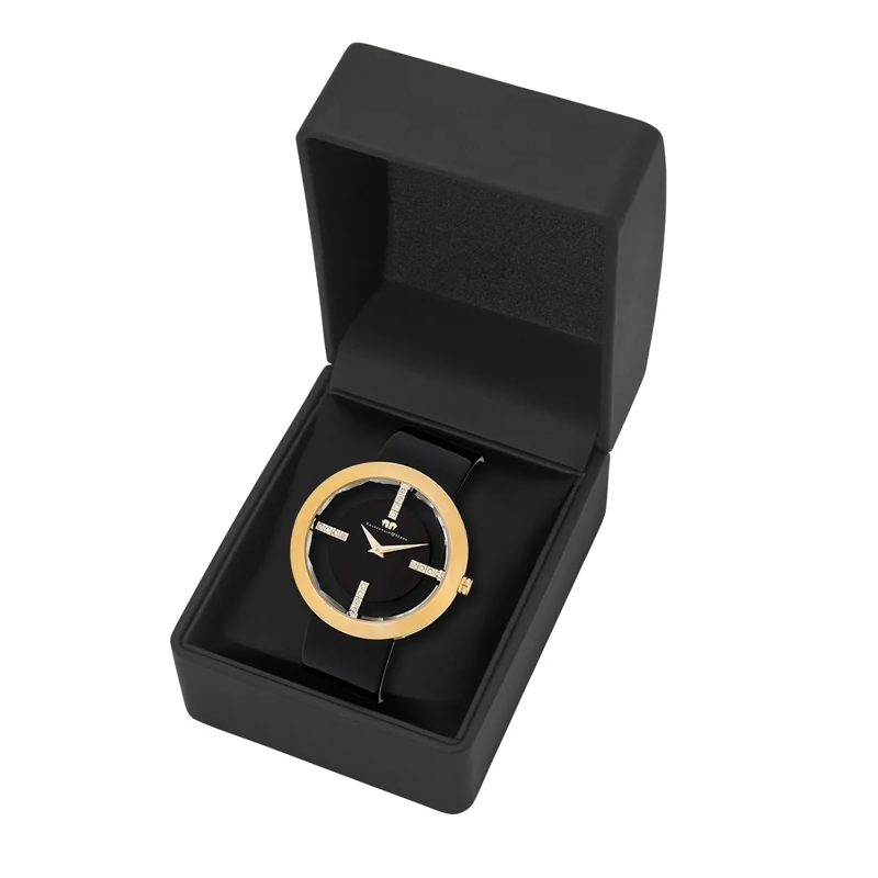 Rhodenwald & Söhne Automatikuhr Damen Armbanduhr Lucrezia Echtleder gold(Image 7)