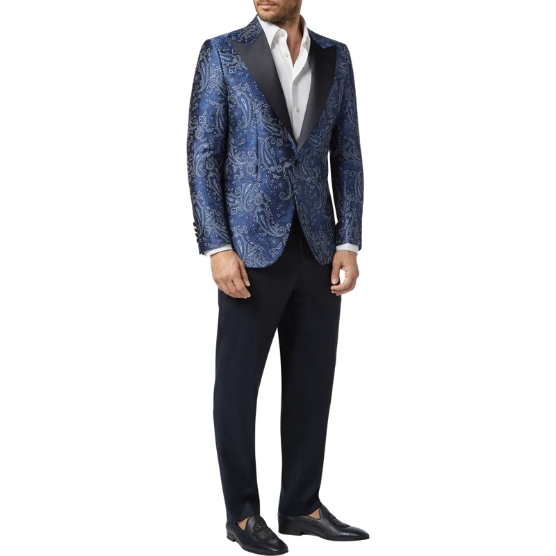 BILLIONAIRE Blazer Blazer Paisley blau(Image 3)