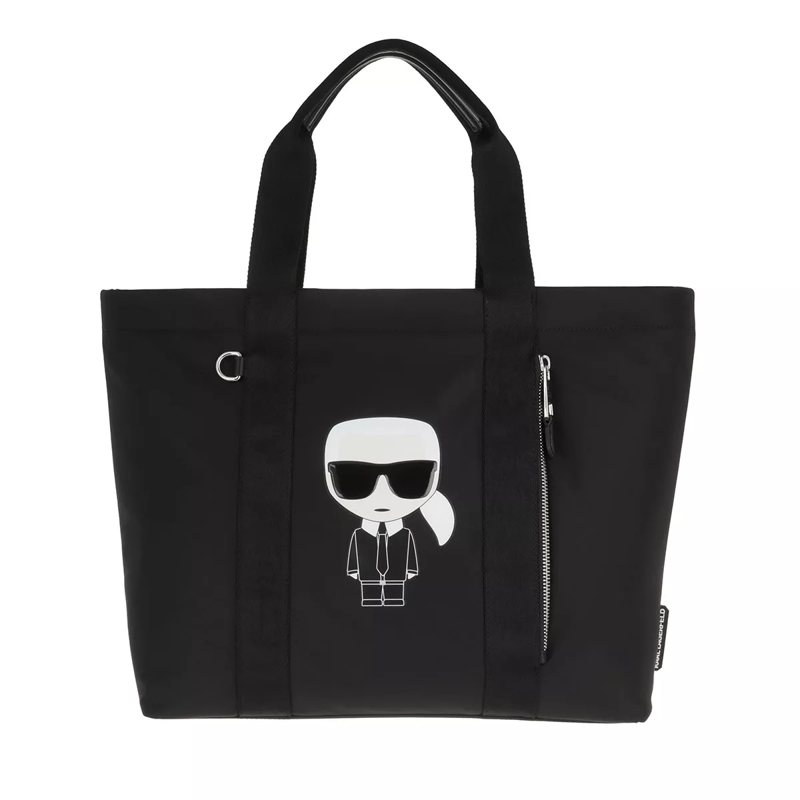 Karl Lagerfeld Tote K/Ikonik Nylon Tote A999 Black