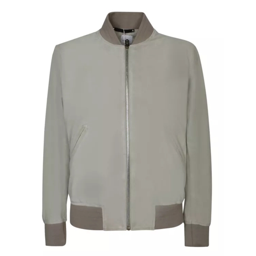 Paul Smith Suede Leather Bomber Jacket Green 