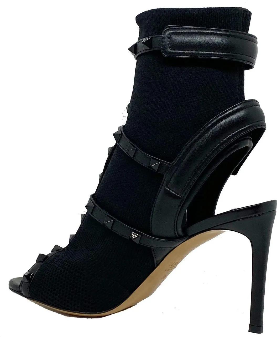 Thumbnail - Valentino Garavani Sandalen - Valentino Rockstud Sock Heel Sandals - Gr. 41 (EU) - in Schwarz - für Damen