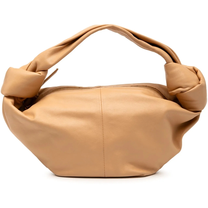 Bottega Veneta Tote Mini Calfskin Double Knot Bag braun