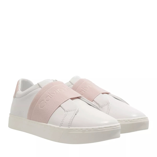 Calvin Klein Cupsole Sneaker White/Sping Rose scarpa da ginnastica bassa