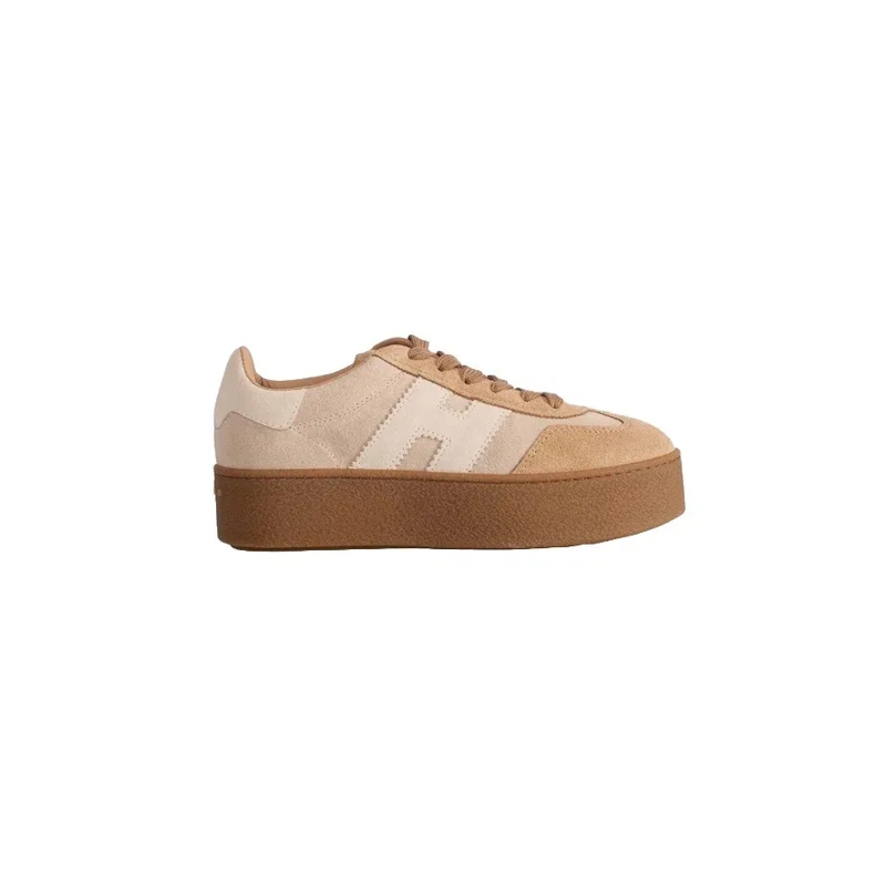 Hogan Lage-top sneaker Lace-Up Sneakers In Soft Calf Leather Pink